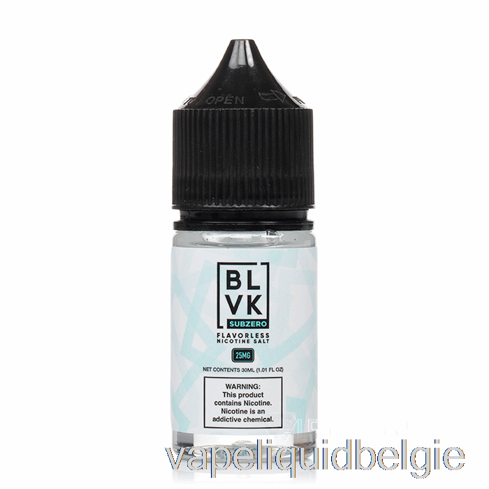 Vape Vloeistof Sub Zero - Blivk-zouten - 30 Ml 35 Mg